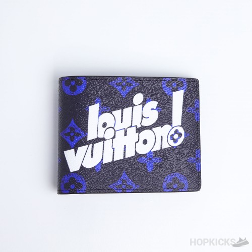 LV Multiple Wallet Monogram Blue